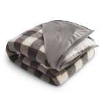 Field & Co.® Double Sided Plaid Sherpa Blanket - 1081-52WHGYAngle-Right Field & Co.® Double Sided Plaid Sherpa Blanket - 1081-52WHGYAngle-Right