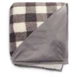 Field & Co.® Double Sided Plaid Sherpa Blanket - 1081-52WHGYFront Field & Co.® Double Sided Plaid Sherpa Blanket - 1081-52WHGYFront