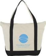 Classic 12oz Cotton Canvas Zippered Boat Tote 1 Classic 12oz Cotton Canvas Zippered Boat Tote 1
