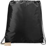Oriole rPET Drawstring Bag - SM-5917BKFront Oriole rPET Drawstring Bag - SM-5917BKFront
