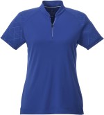 Women's HAKONE Short Sleeve Zip Up Polo - TM96612561Back Women's HAKONE Short Sleeve Zip Up Polo - TM96612561Back