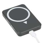 Solekick™ MagClick™ 5000 mAh Wireless Power Bank - 5077-11DGYAngle-Right Solekick™ MagClick™ 5000 mAh Wireless Power Bank - 5077-11DGYAngle-Right