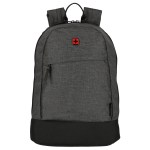 Wenger Recycled Rush 15'' Laptop Backpack - 9550-78BKFront Wenger Recycled Rush 15'' Laptop Backpack - 9550-78BKFront