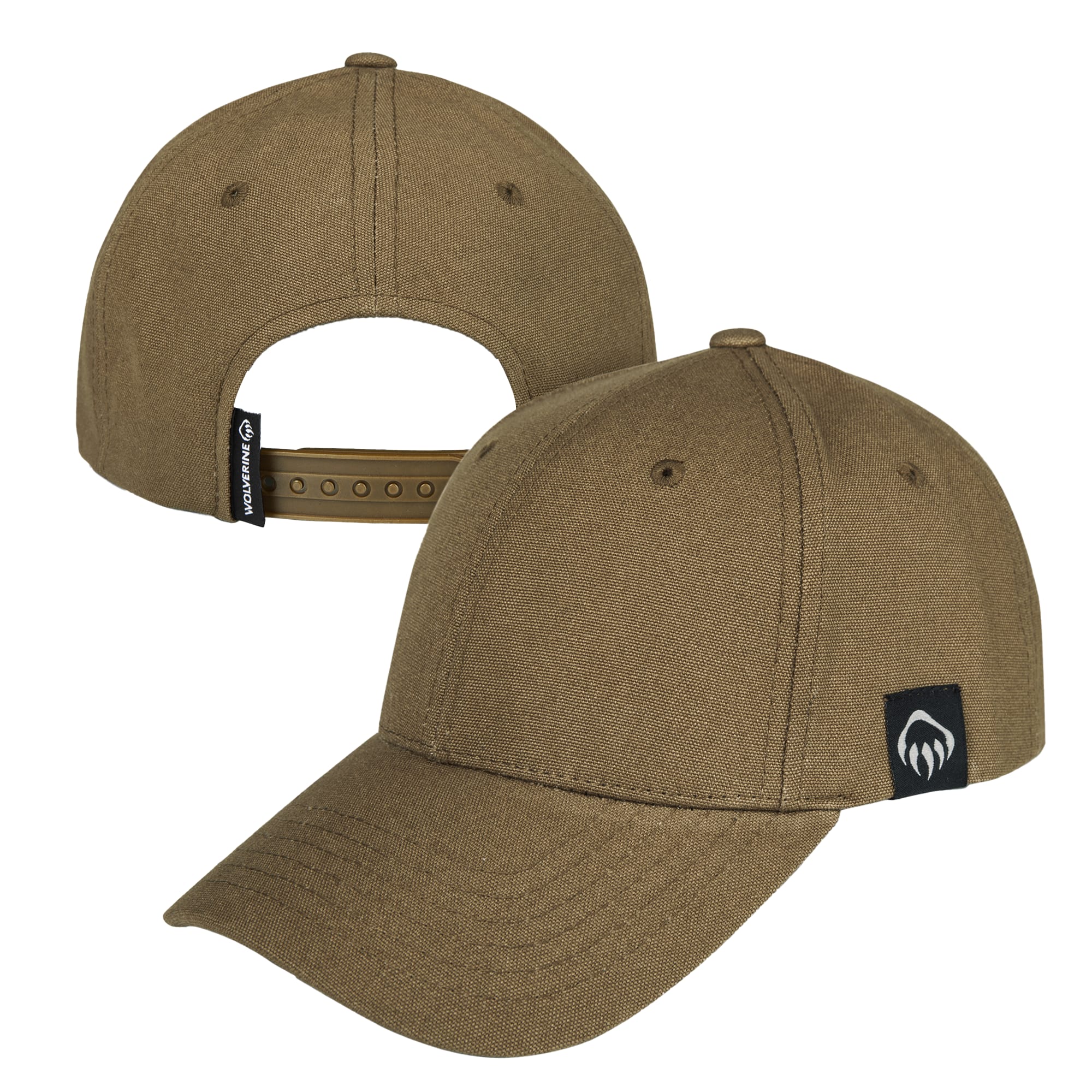 Wolverine Grey Claw Label 6 Panel Cap 2