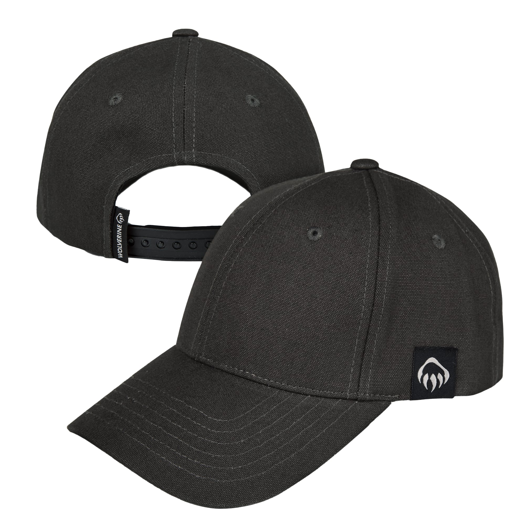 Wolverine Grey Claw Label 6 Panel Cap 2