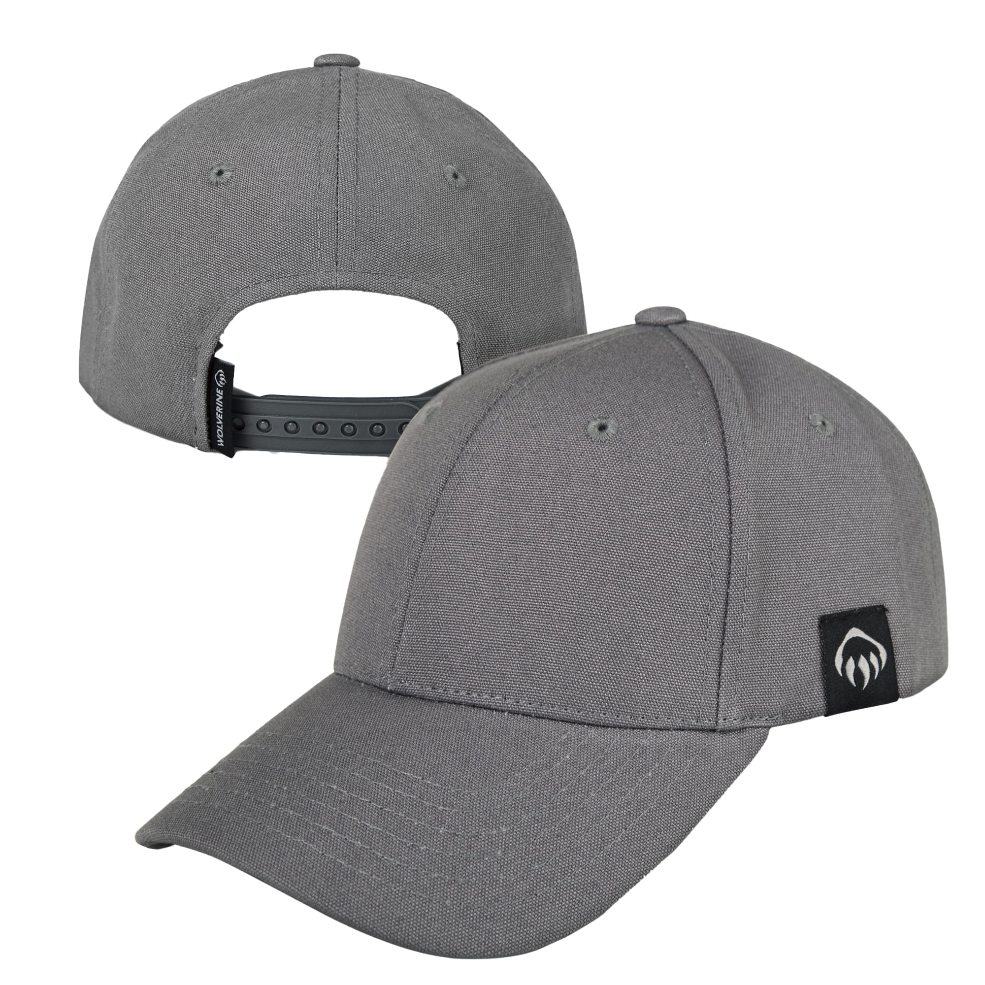 Wolverine Grey Claw Label 6 Panel Cap 2