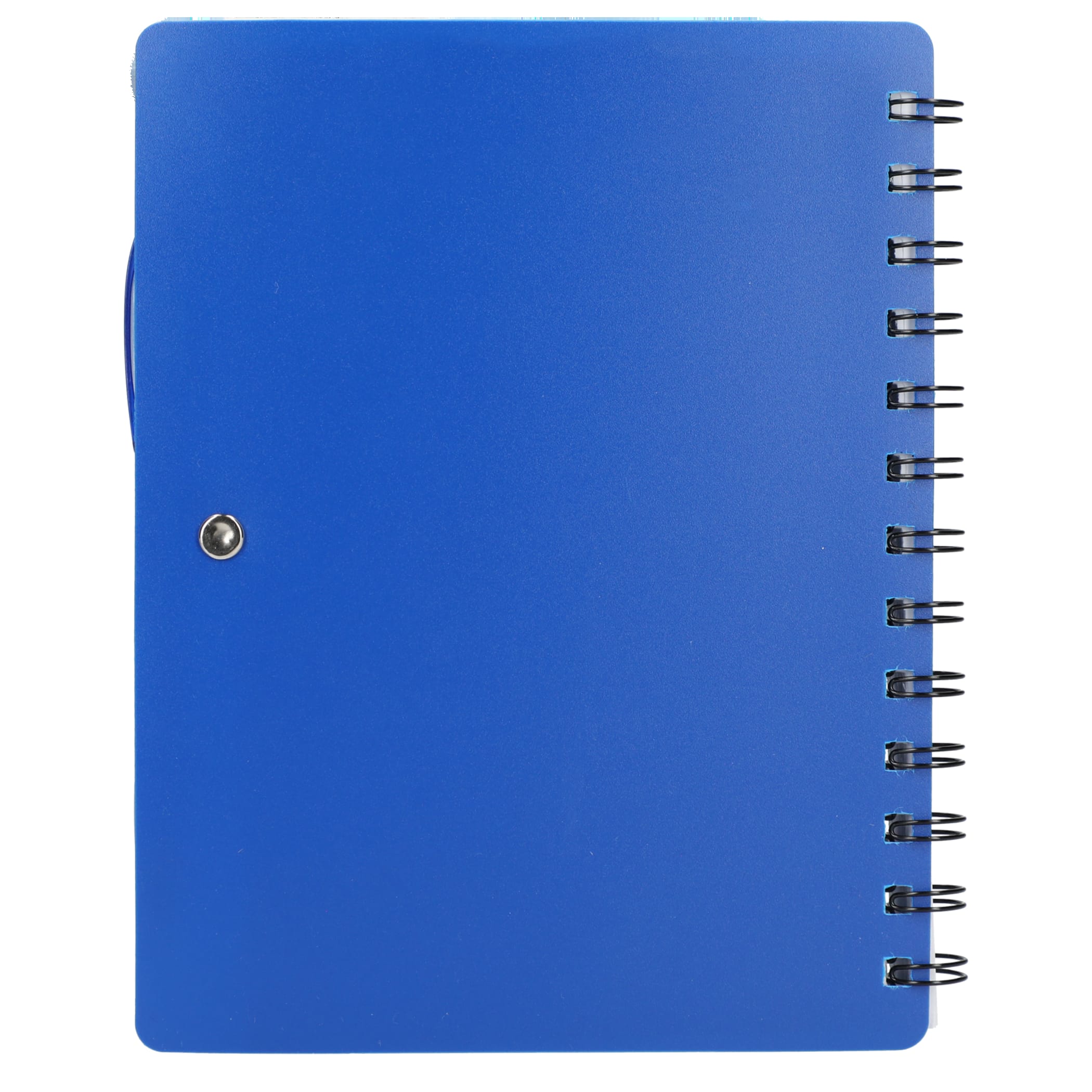 5'' x 7'' Recycled Dual Pocket Spiral Notebook w Pen 1