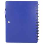 5'' x 7'' Recycled Dual Pocket Spiral Notebook w Pen - SM-5291LMFront 5'' x 7'' Recycled Dual Pocket Spiral Notebook w Pen - SM-5291LMFront