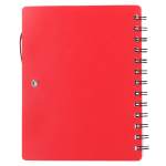 5'' x 7'' Recycled Dual Pocket Spiral Notebook w Pen - SM-5291PPFront 5'' x 7'' Recycled Dual Pocket Spiral Notebook w Pen - SM-5291PPFront