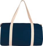 Barrel 18'' 5oz Cotton Canvas Duffle Bag - SM-7233NYFront Barrel 18'' 5oz Cotton Canvas Duffle Bag - SM-7233NYFront