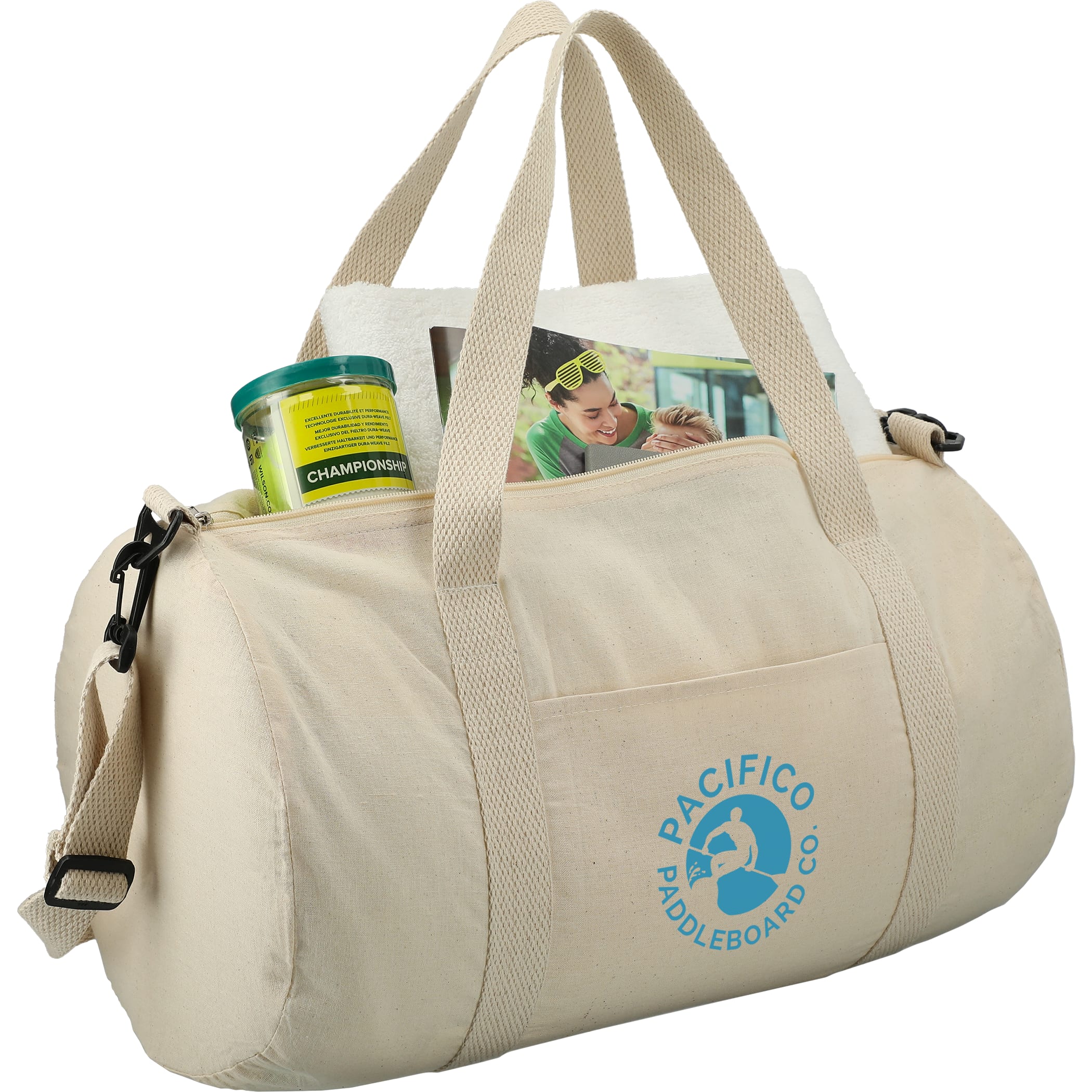 Barrel 18'' 5oz Cotton Canvas Duffle Bag 1