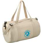 Barrel 18'' 5oz Cotton Canvas Duffle Bag - SM-7233NTAngle-Right Barrel 18'' 5oz Cotton Canvas Duffle Bag - SM-7233NTAngle-Right
