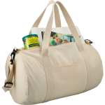 Barrel 18'' 5oz Cotton Canvas Duffle Bag - SM-7233NTAngle-Right Barrel 18'' 5oz Cotton Canvas Duffle Bag - SM-7233NTAngle-Right