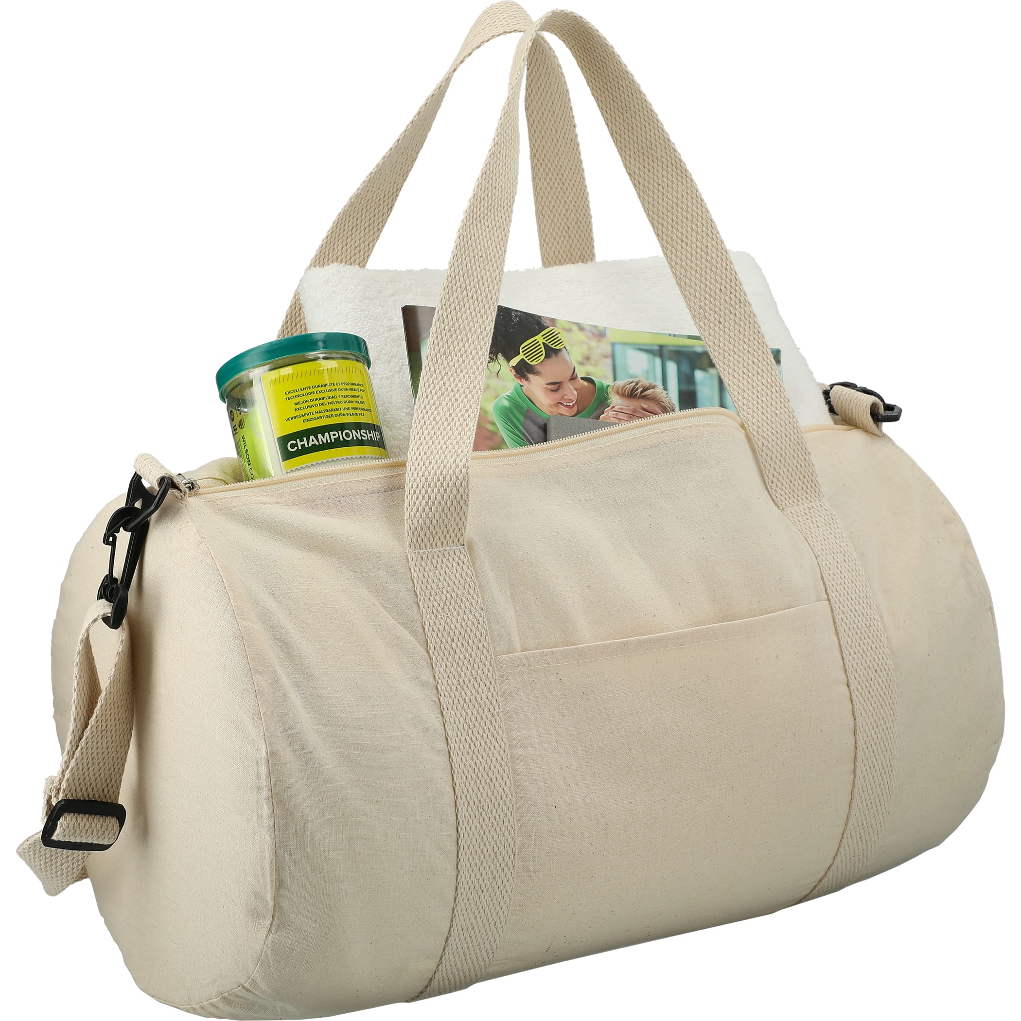 Barrel 18'' 5oz Cotton Canvas Duffle Bag 1