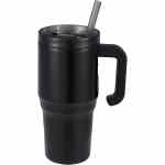 Thor 20 oz Eco-Friendly Straw Tumbler - SM-6970BKBack Thor 20 oz Eco-Friendly Straw Tumbler - SM-6970BKBack