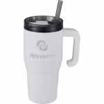 Thor 20 oz Eco-Friendly Straw Tumbler - SM-6970WHFront Thor 20 oz Eco-Friendly Straw Tumbler - SM-6970WHFront