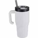 Thor 20 oz Eco-Friendly Straw Tumbler - SM-6970WHBack Thor 20 oz Eco-Friendly Straw Tumbler - SM-6970WHBack