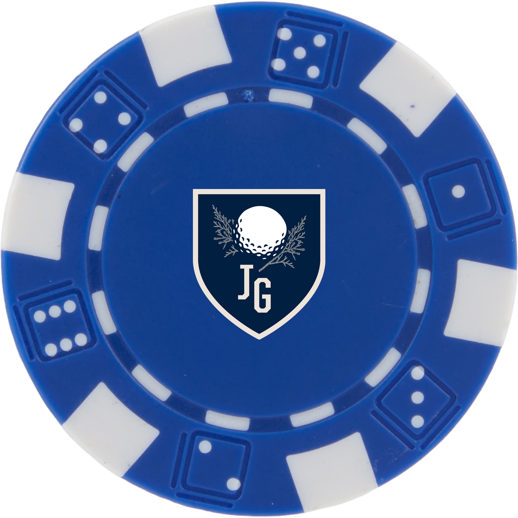 Recycled Poker Chip Ball Marker 1