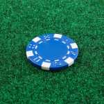 Recycled Poker Chip Ball Marker - SM-8905RYLFront Recycled Poker Chip Ball Marker - SM-8905RYLFront