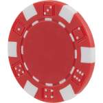 Recycled Poker Chip Ball Marker - SM-8905RDAngle-Left Recycled Poker Chip Ball Marker - SM-8905RDAngle-Left