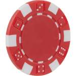 Recycled Poker Chip Ball Marker - SM-8905RDAngle-Right Recycled Poker Chip Ball Marker - SM-8905RDAngle-Right