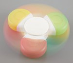 Multi-Ink Spinner Highlighter - SM-5354WHFront Multi-Ink Spinner Highlighter - SM-5354WHFront