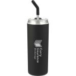Marka Copper Vac Tumbler w/ SS straw 20oz - 1628-82BKFront Marka Copper Vac Tumbler w/ SS straw 20oz - 1628-82BKFront