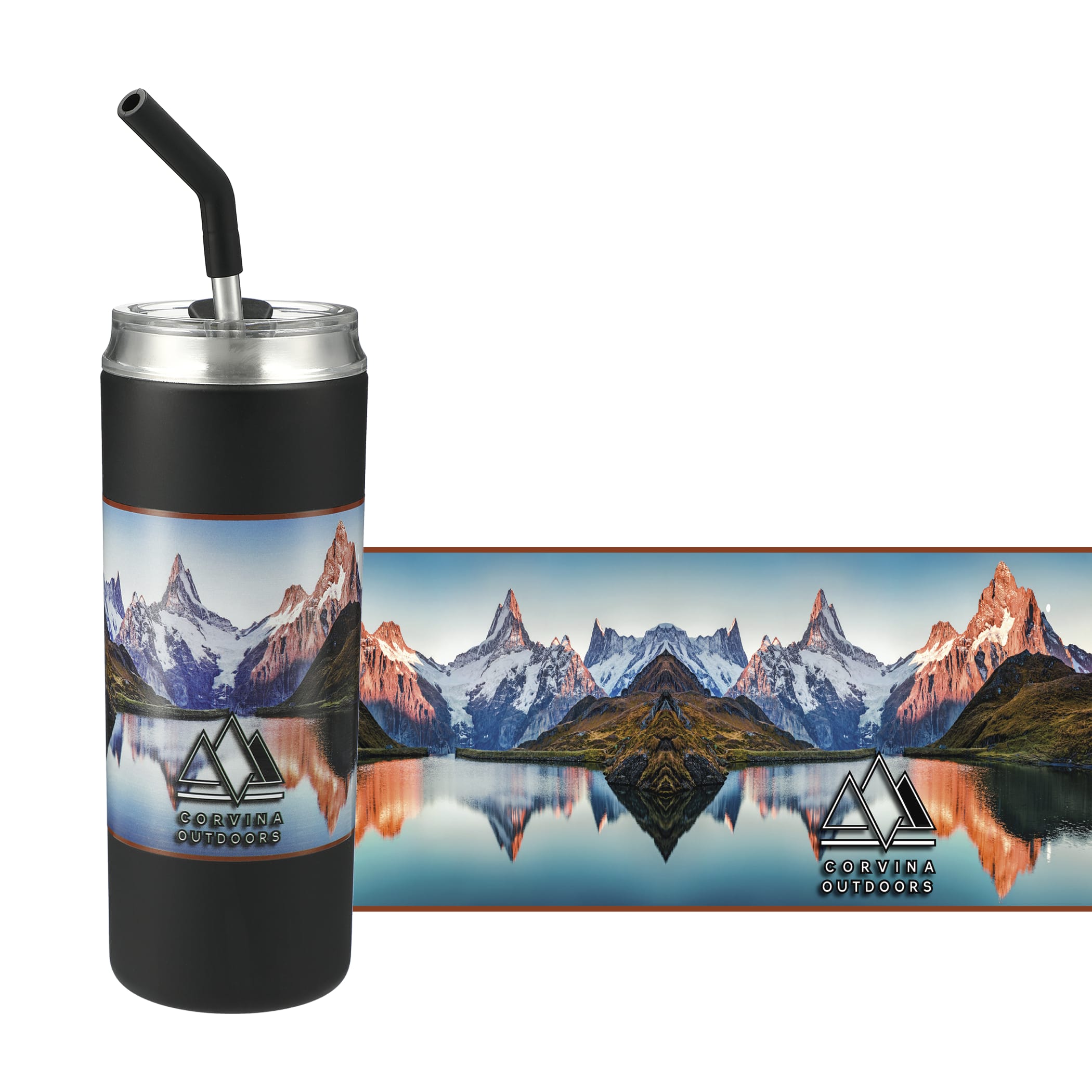 Marka Copper Vac Tumbler w/ SS straw 20oz 1