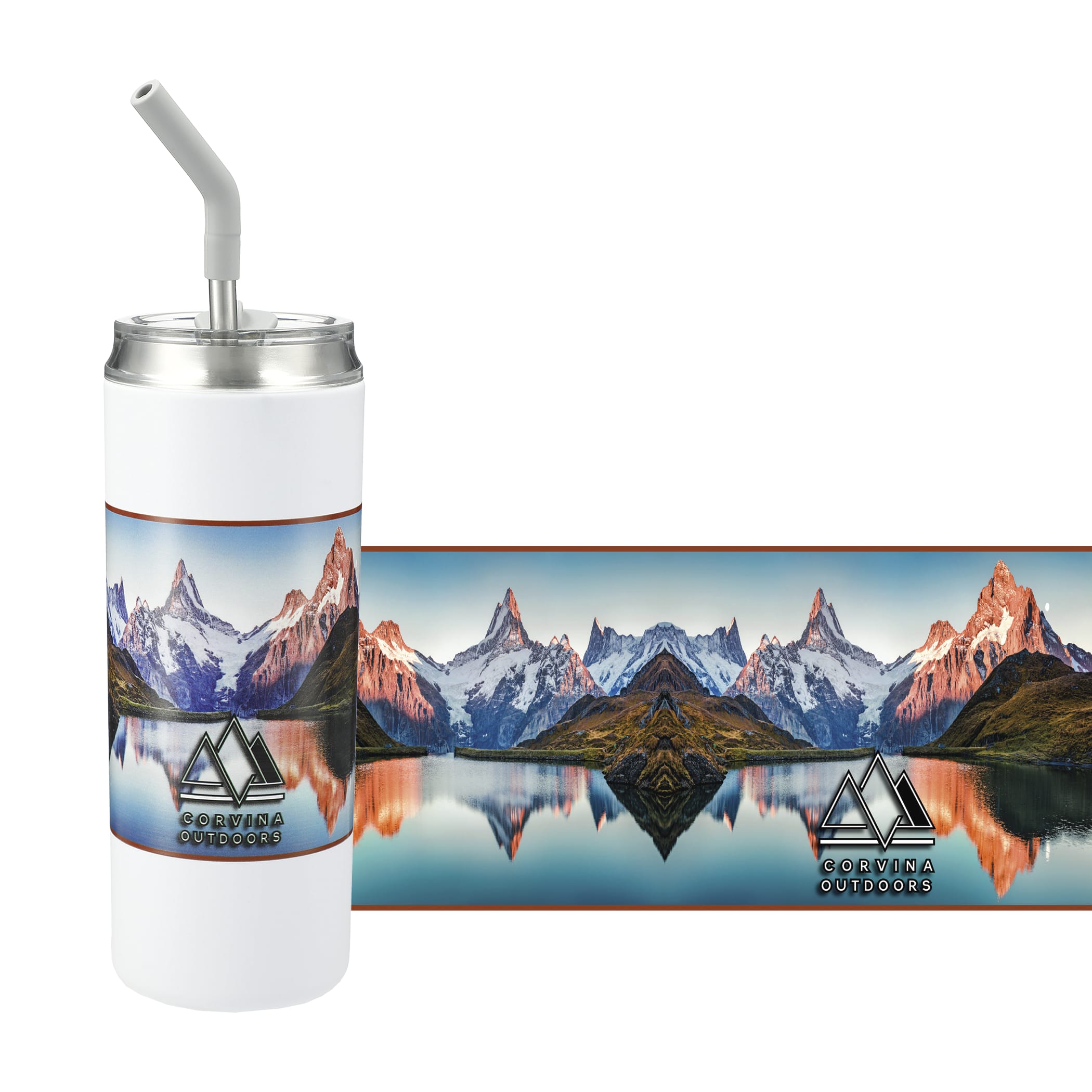 Marka Copper Vac Tumbler w/ SS straw 20oz 1