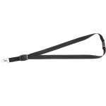 Flat Panel Lanyard - SM-2448BKFront Flat Panel Lanyard - SM-2448BKFront