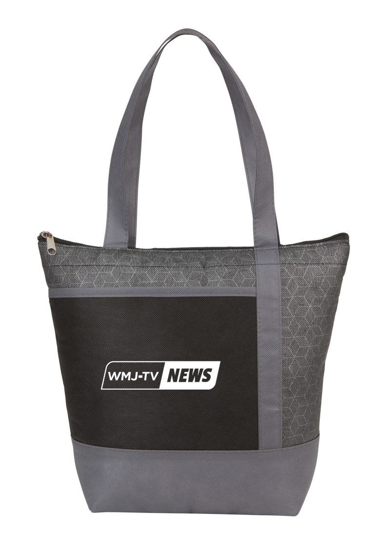 Chrome 9-Can Non-Woven Insulated Cooler Lunch Bag 1 Chrome 9-Can Non-Woven Insulated Cooler Lunch Bag 1