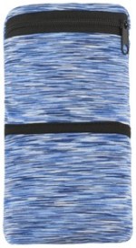 Cooling Heathered Wrist Band with Pocket - SM-7623BLFront Cooling Heathered Wrist Band with Pocket - SM-7623BLFront