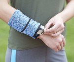 Cooling Heathered Wrist Band with Pocket 2 Cooling Heathered Wrist Band with Pocket 2