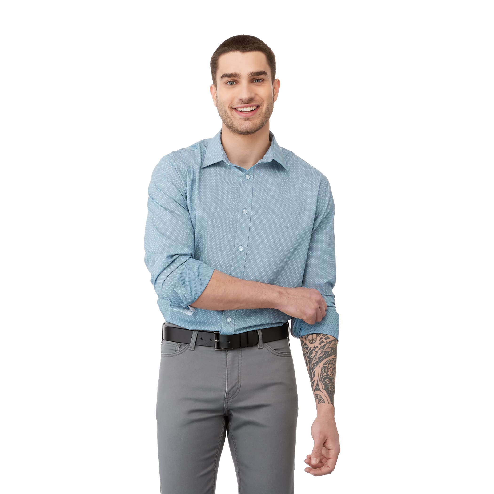 Men's THURSTON Long Sleeve Button Up Shirt 1