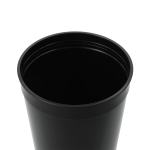 Solid 16oz Recycled Stadium Cup - SM-6012BKFront Solid 16oz Recycled Stadium Cup - SM-6012BKFront