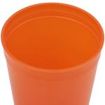 Solid 16oz Recycled Stadium Cup - SM-6012GRAngle-Right Solid 16oz Recycled Stadium Cup - SM-6012GRAngle-Right