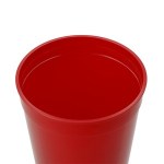 Solid 16oz Recycled Stadium Cup - SM-6012RDAngle-Right Solid 16oz Recycled Stadium Cup - SM-6012RDAngle-Right