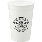 Solid 16oz Recycled Stadium Cup - SM-6012WHFront Solid 16oz Recycled Stadium Cup - SM-6012WHFront