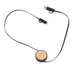 FSC® 100% Bamboo Retractable 5-in-1 Charging Cable 2 FSC® 100% Bamboo Retractable 5-in-1 Charging Cable 2