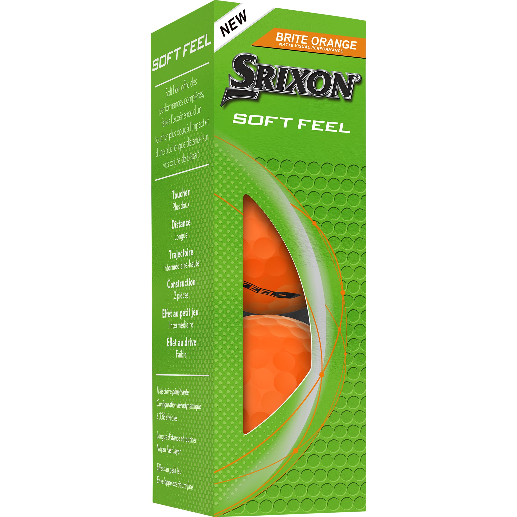 Srixon Soft Feel BRITE Golf Balls - 3 Pack 1