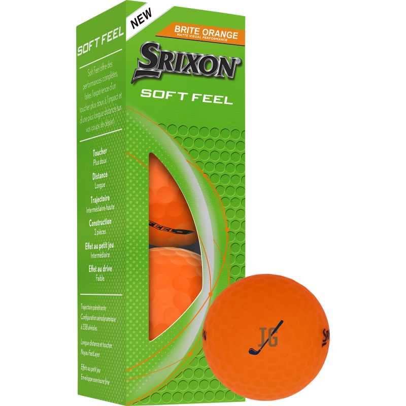 Srixon Soft Feel BRITE Golf Balls - 3 Pack 1 Srixon Soft Feel BRITE Golf Balls - 3 Pack 1