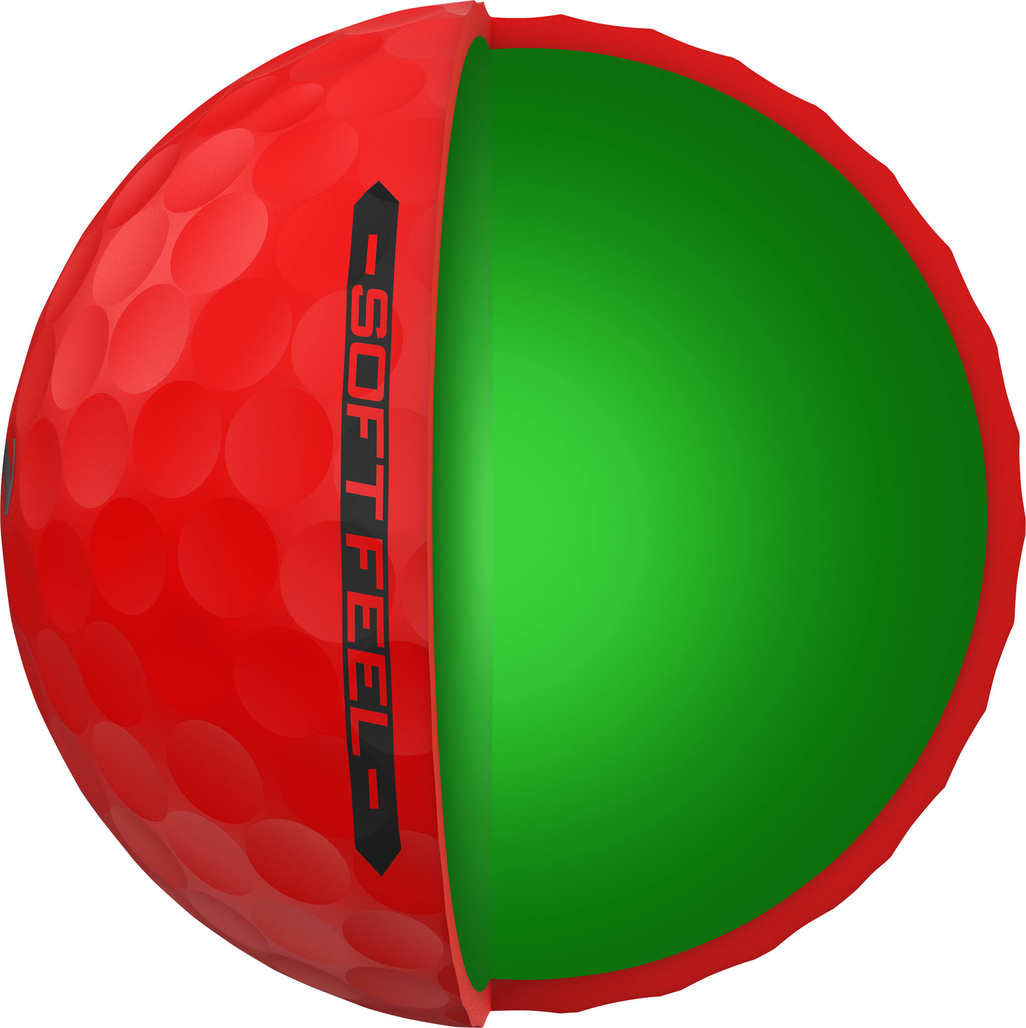 Srixon Soft Feel BRITE Golf Balls - 3 Pack 1
