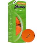 Srixon Soft Feel BRITE Golf Balls - 3 Pack - 9902-28ORFront Srixon Soft Feel BRITE Golf Balls - 3 Pack - 9902-28ORFront