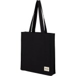 FEED Organic Cotton Book Tote - 9009-20BKAngle-Left FEED Organic Cotton Book Tote - 9009-20BKAngle-Left