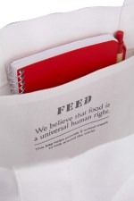 FEED Organic Cotton Book Tote - 9009-20WHFront FEED Organic Cotton Book Tote - 9009-20WHFront