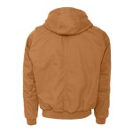 Berne Heartland Washed Duck Hooded Work Jacket - TM19820194Back Berne Heartland Washed Duck Hooded Work Jacket - TM19820194Back