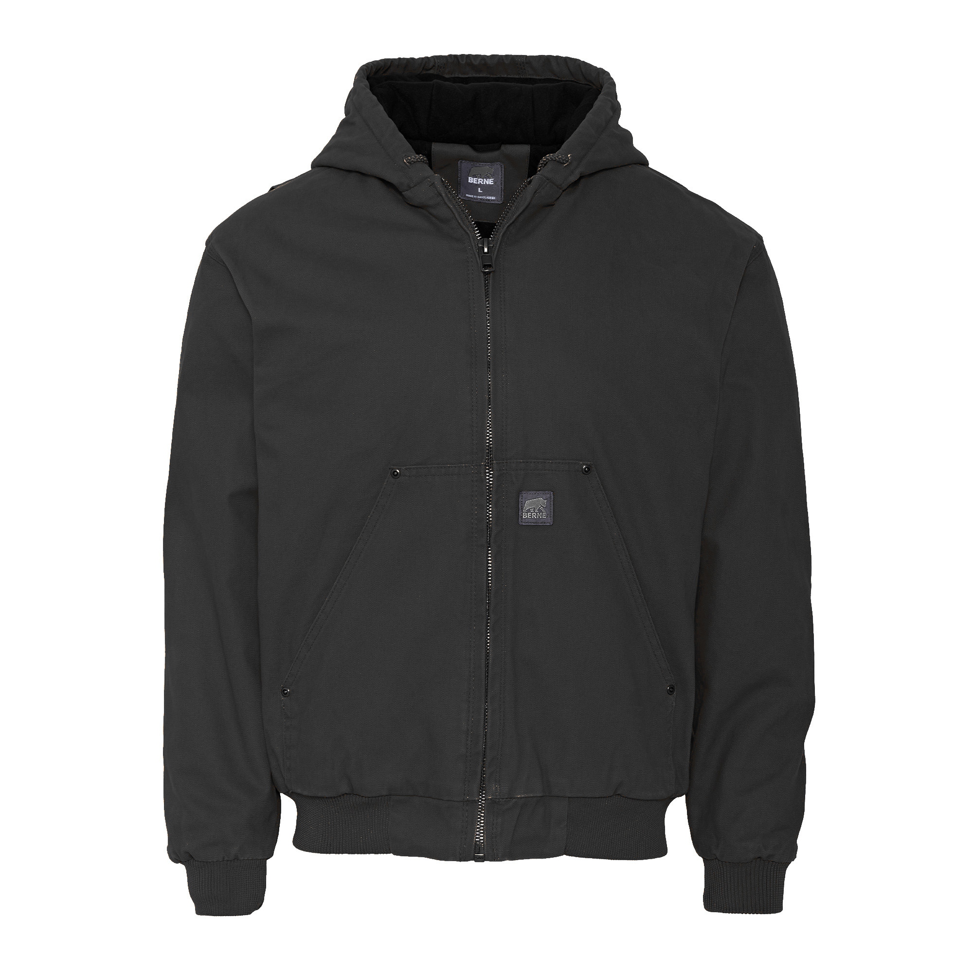 Berne Heartland Washed Duck Hooded Work Jacket 2