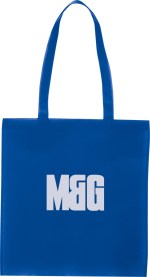 Zeus Non-Woven Convention Tote - SM-7440BLFront Zeus Non-Woven Convention Tote - SM-7440BLFront