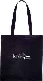 Zeus Non-Woven Convention Tote - SM-7440BKFront Zeus Non-Woven Convention Tote - SM-7440BKFront