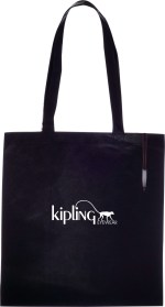 Zeus Non-Woven Convention Tote - SM-7440BKFront Zeus Non-Woven Convention Tote - SM-7440BKFront